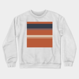 A rare concoction of Beige, Arsenic, Brown (Crayola) and Deep Taupe stripes. Crewneck Sweatshirt